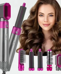 5u1 styler za kosu sa svim nastavcima za feniranje, ispravljanje, uvijanje, volumen