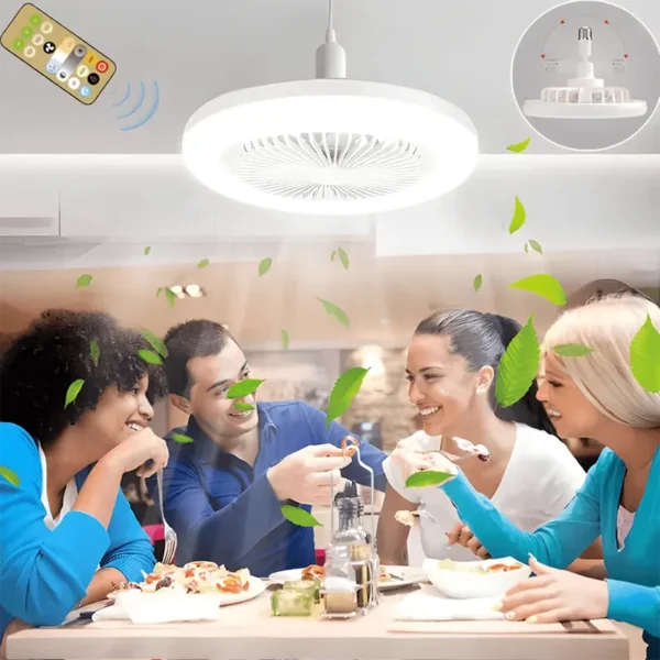 Plafonski ventilator sa 3 nivoa brzine i RGB osvetljenjem