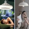 luster ventilator u spavacoj sobi u radu