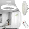 Luster ventilator koji pruža prijatno hlađenje i diskretno svetlo u spavaćoj sobi