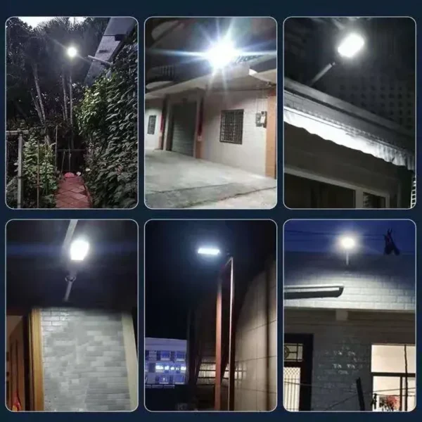 Solarni panel ugrađen u LED lampu za noćno osvetljenje