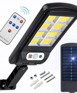 Solarna LED Lampa sa Senzorom Pokreta i Daljinskim