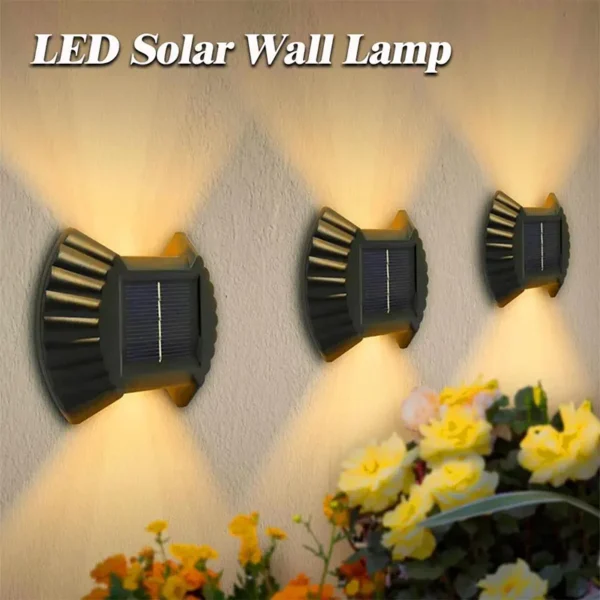 Solarna lampa za fasadu na kucu