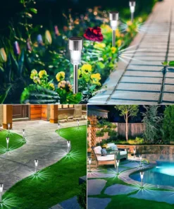 Solarno osvetljenje za dvorište - set od 10 LED lampi