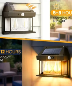 Solarna zuta lampa toplo bela