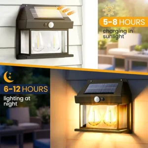 Solarna zuta lampa toplo bela