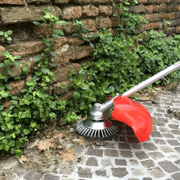 Nastavak za trimer koji čisti uporni korov izmedju betonskih ploča