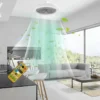 Beli 2u1 luster ventilator kao idealno rešenje za osvetljenje i rashlađivanje