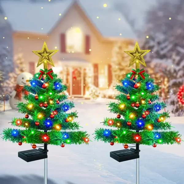 Novogodisnje jelkice svetlece sa lampicama