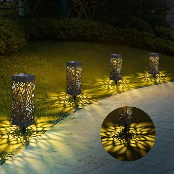 Solarna dekorativna rasveta za baštu u obliku cveta Gardenije