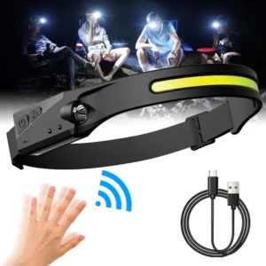 LED traka za glavu sa senzorom pokreta i širokim snopom