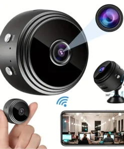 Bežična kamera za video nadzor na baterije, postavljena na zid kuće