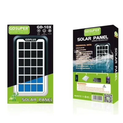 Solarni punjač za kampovanje postavljen pored šatora