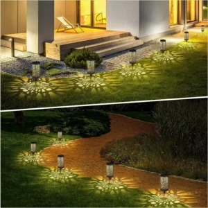 Solarna lampa Gardenija koja svetli noću i stvara prijatnu atmosferu