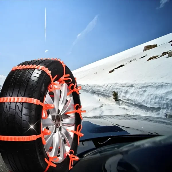 Lanci za sneg postavljanje na gumi