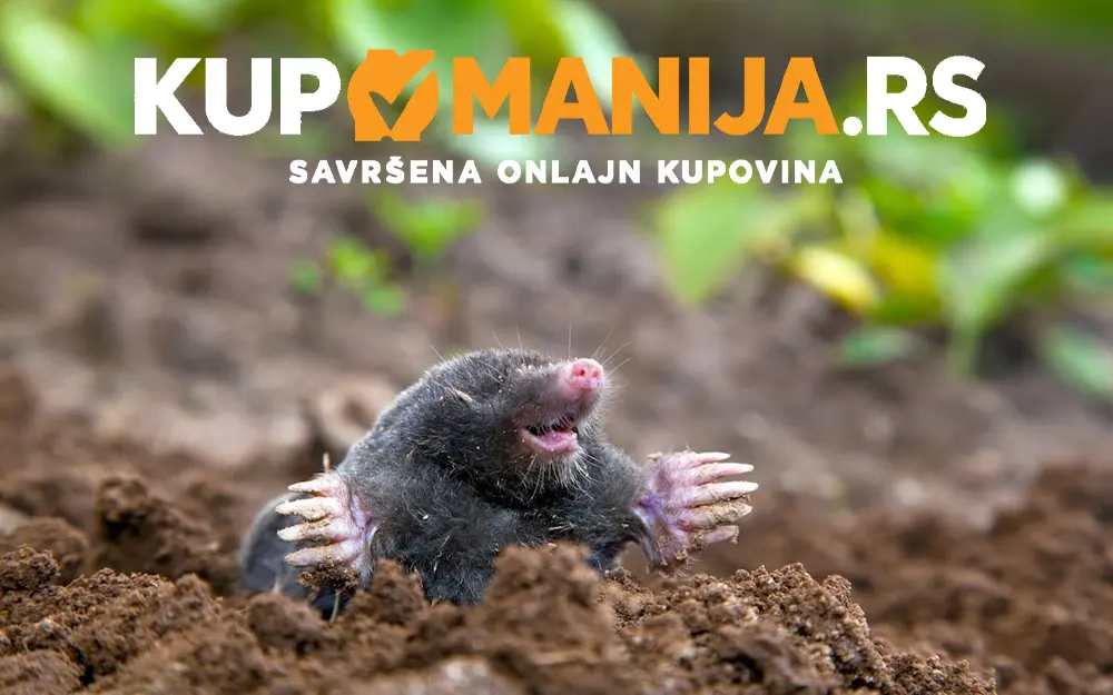Solarni rastevivac krtica i zmija zujalica sa vibracijom