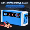 Snažan automatski punjač za akumulator sa inteligentnim prepoznavanjem napona 12V i 24V