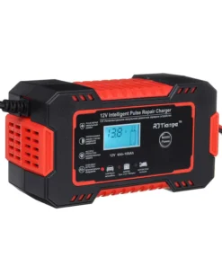 Automatski punjač za akumulator pametni punjač za akumulatore 12V 6A sa LCD ekranom