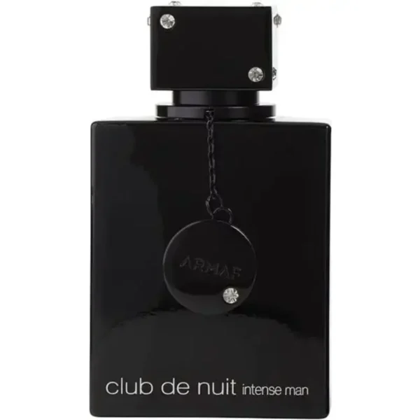 Elegantna crna bočica dugotrajnog muškog parfema Armaf Club de Nuit Intense Man