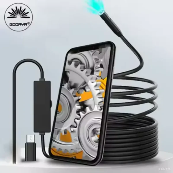 Jednostavan prikaz kako se endoskopska kamera povezuje sa telefonom i koristi uz pomoć aplikacije