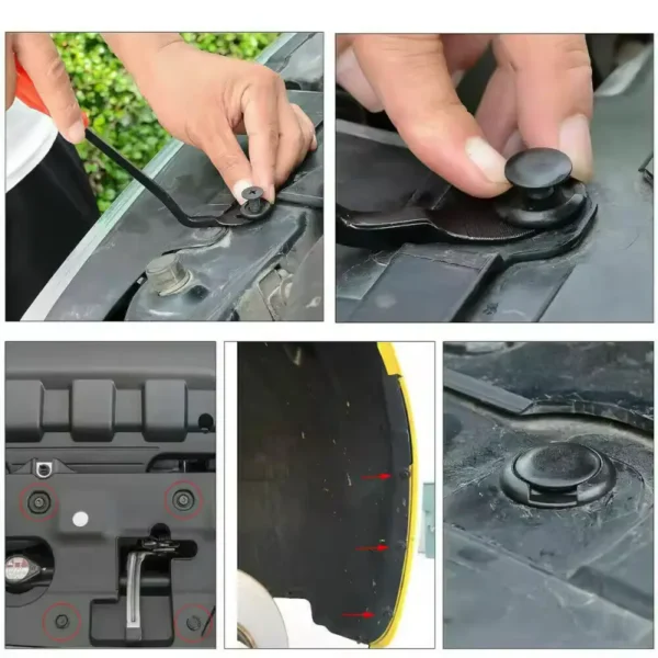 Praktičan klaser organizator sa 630 komada auto žabica različitih dimenzija