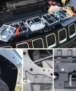 Set auto kopči za montažu branika, unutrašnjih obloga vrata i blatobrana