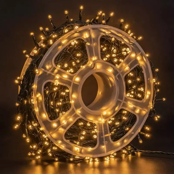 LED lampice dužine 50 metara sa prijatnim toplo belim svetlom