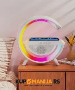 Pametna lampa 4 u 1 sa bežičnim punjačem za telefon i Bluetooth zvučnikom