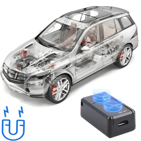 Primer postavljanja magnetnog GPS trackera na metalnu površinu automobila