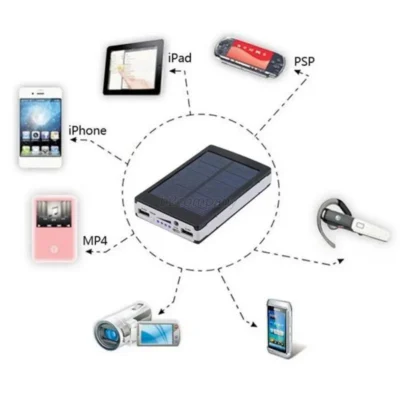 Prenosivi solarni punjač sa više USB portova za punjenje različitih telefona