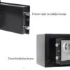Digitalni sef malih dimenzija pogodan za montažu u ormar ili zid