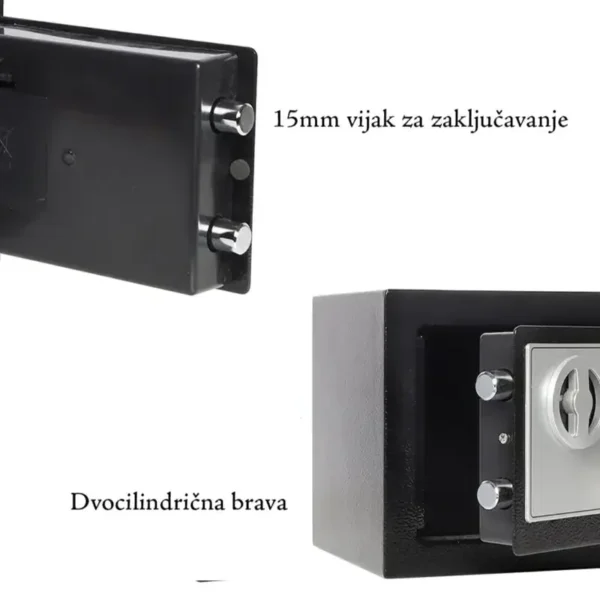 Digitalni sef malih dimenzija pogodan za montažu u ormar ili zid