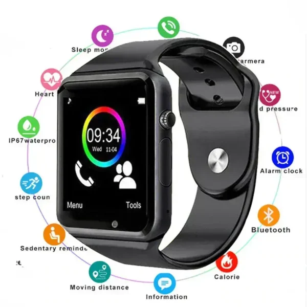 Smart watch A1 sa podrškom za SIM karticu i ugrađenom kamerom