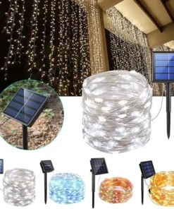 Solarne dekorativne lampice dužine 20 metara za magičnu atmosferu u dvorištu