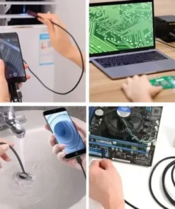 USB endoskop sa 6 podesivih LED dioda za osvetljavanje tamnih i nepristupačnih prostora