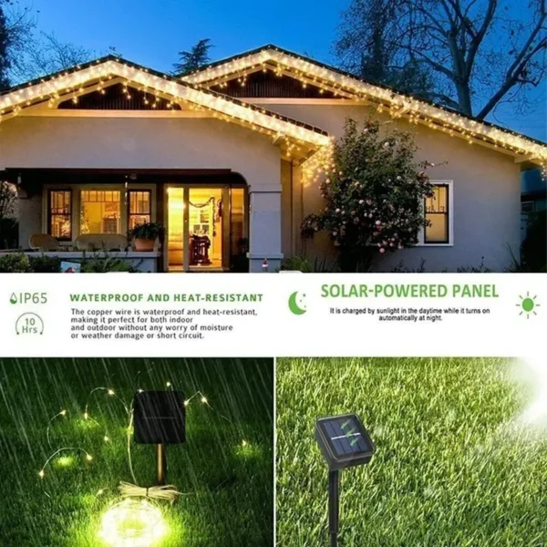 Magične Solarne Dekorativne Lampice 20 metara - Slika 8