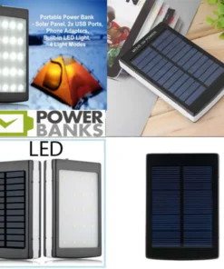 Vodootporni i izdržljivi solarni power bank otporan na udarce i prašinu