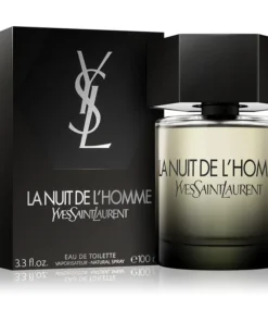 Elegantna tamna bočica muškog parfema Yves Saint Laurent La Nuit de L'Homme