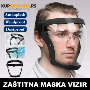 Providni zaštitni vizir za lice za potpunu zaštitu od prskanja