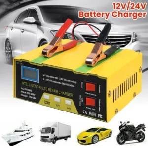 Automatski punjač akumulatora sa inteligentnim prepoznavanjem napona 12V i 24V