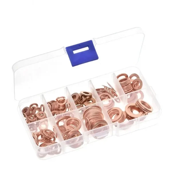 Set bakarnih prstenova (šajbni) u 9 različitih i najčešćih dimenzija