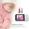 Bebi alarm sa kamerom i zvukom za potpuni audio i video nadzor bebe