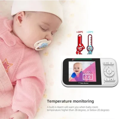 Bebi alarm sa kamerom i zvukom za potpuni audio i video nadzor bebe
