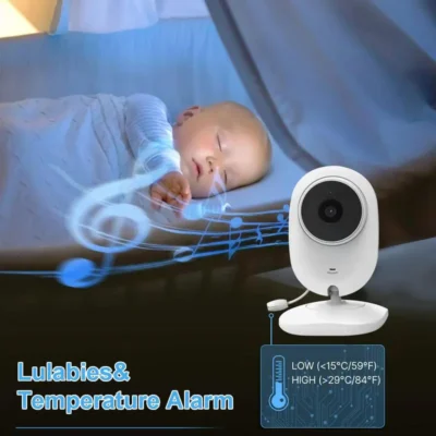 Pametna bebi kamera sa senzorom za merenje i prikaz temperature u bebinoj sobi
