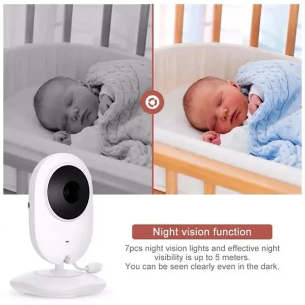 Bebi monitor sa kristalno čistim noćnim snimanjem za bezbrižne noći