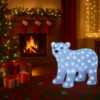 Božićni polarni medved sa LED svetlom unosi praznični duh u svaki prostor