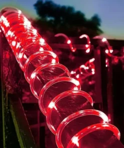 Crveno LED crevo pruža toplo svetlo i elegantan vizuelni efekat u prostoru