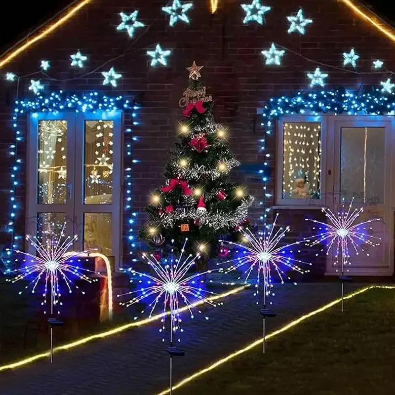 Dekorativna solarna lampa drvo RGB svetlo donosi energiju i vedrinu