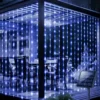 Dekorativna solarna LED plava zavesa za spoljnu i unutrašnju upotrebu