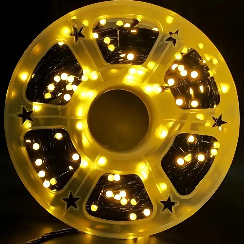 Dekorativni LED kotur žutih sijalica radi na 220V i obezbeđuje stabilno osvetljenje